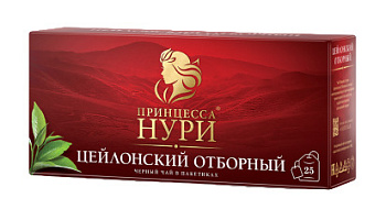 Чай ПРИНЦЕССА НУРИ Отборный 50г (25пак*2г) дубль