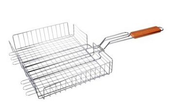 Решетка-гриль ATMIX глубокая 31х24х5.5см с ручкой 55см S-E40872