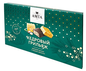 Конфеты АМТА Кедровый грильяж 180г