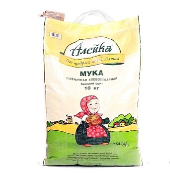Мука АЛЕЙКА пшеничная в/с 10кг 