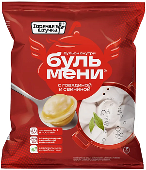Бульмени ГОРЯЧАЯ ШТУЧКА с говядиной и свининой 400г