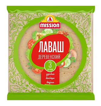 Лаваш MISSION Деревенский 270г 30см