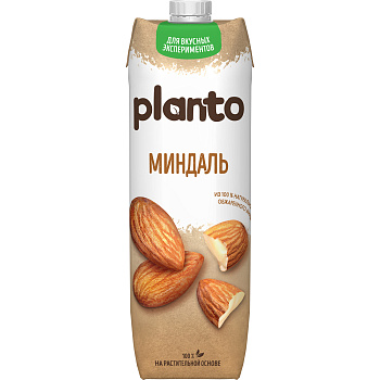 Напиток Planto миндальный ультрап.обог.кальц. 0,9% 1л
