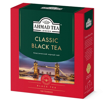 Чай AHMAD TEA Классический 200г (100пак*2г)