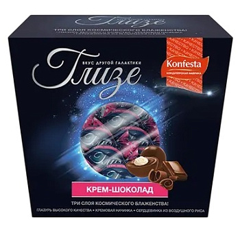 Конфеты КОНФЕСТА ГЛИЗЕ крем-шоколад 150г