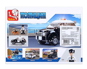 Конструктор Полиция "Патруль" 78 деталей 4192638