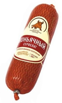 Сервелат СПК Коньячный в/к 380г