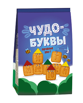 Печенье БРЯНКОНФИ чудо -буквы 250г
