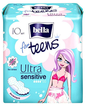Прокладки BELLA for Teens ultra sensitive 10шт