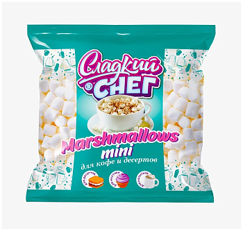 Маршмэллоу Сладкий Снег мини 40г