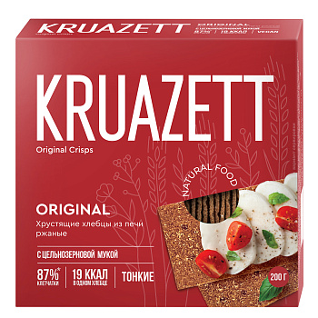 Хлебцы Kruazett тонкие ржаные 200г