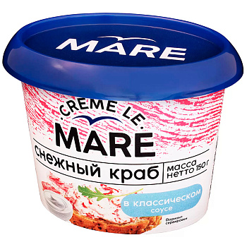 Снежный краб Балтийский берег в классическом соусе MARE 150гр