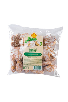Пряники КОНТЕХ с мятным вкусом б/пальм.масла 350г