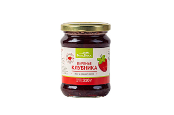 Варенье ВкусВилл клубничное 310г