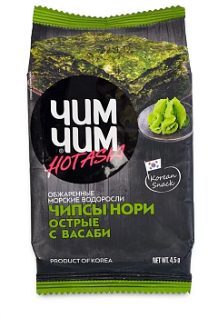 Чипсы нори ЧИМ-ЧИМ Васаби 4,5г