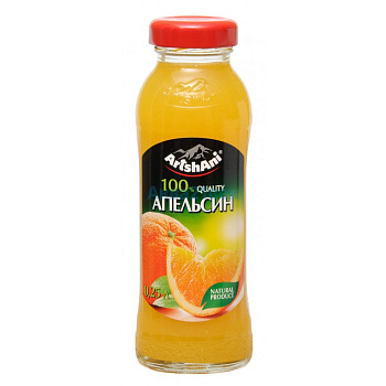 Сок ARTSHANI апельсиновый 0,25л с/б