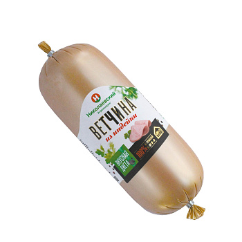 Ветчина из индейки 1 сорт 400г Николаевский