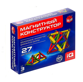 Конструктор магнитный MAGICAL MAGNET 27дет SL-7548B арт1371059