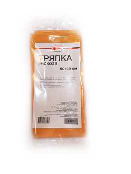 Тряпка д/пола НАШ ЭКОНОМ вискоза 50*60см 1шт