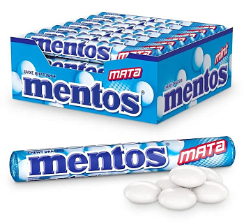 Драже MENTOS Мята 37,5г