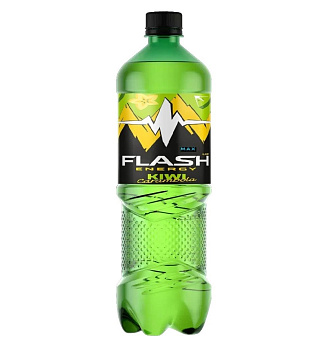 Напиток энергетический ФЛЭШ Up MAX со вкусом киви и карамболы 1л п/б