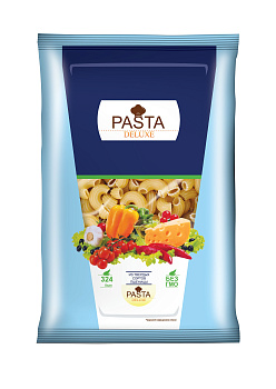 Макаронные изделия Рожки рифленые , гр.А, 400г., "Pasta Deluxe"