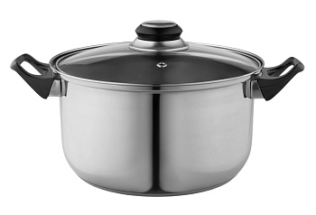 Кастрюля "Черная ночь" 3л со стекл крышкой 113313