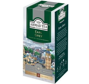 Чай AHMAD TEA Эрл Грей 50г (25пак*2г)